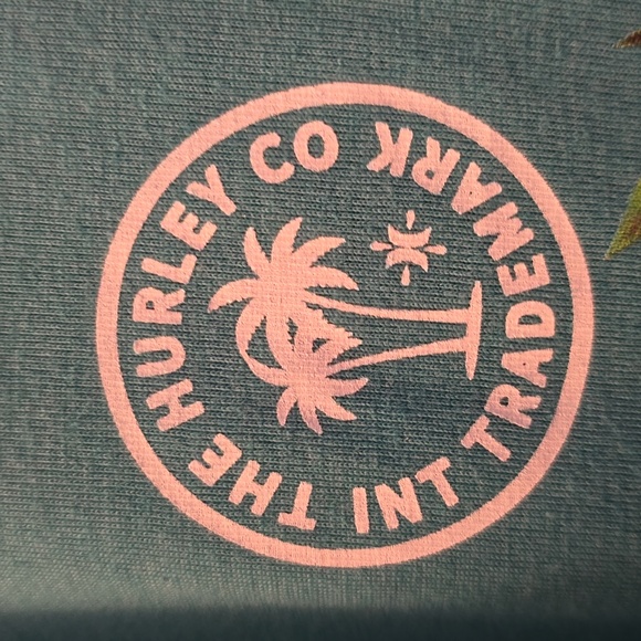 HURLEY BRAND MEN'S TEAL GREEN ALOHA PINEAPPLE HURLEY TANK TOP SIZE SMALL - Picture 10 of 16